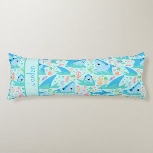 Hai unter dem Meer Niedliches Personalisiertes Mus Seitenschläferkissen