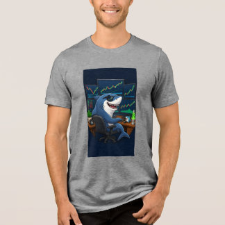 Hai von der Wall Street. Tri-Blend Shirt