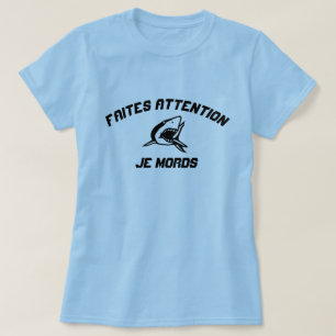 Hai vorsichtig beißen T-Shirt