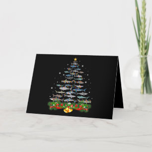 Hai-Weihnachtsbaum Geschenke für Hai-Fans Feiertagskarte