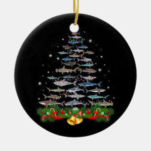 Hai Weihnachtsbaum Hai Liebhaber Geschenke Keramik Ornament