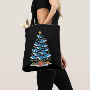 Hai-Weihnachtsbaum-Stechpalme-Christbaum-Ozean-Fis