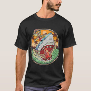 Hai Wild Hai Mit Anker T-Shirt