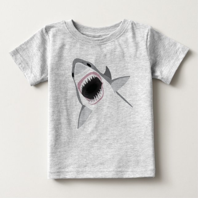 Haiangriff Baby T-shirt (Vorderseite)