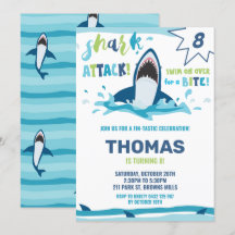 Haiangriff Geburtstagsparty Shark Boys Pool Party