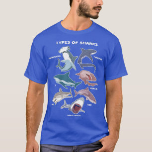 Haiarten Großer Weißhahn Tigerbull T-Shirt