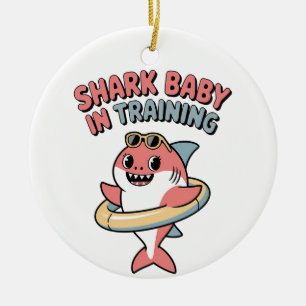 Haibaby in der Ausbildung Kinder Keramik Ornament