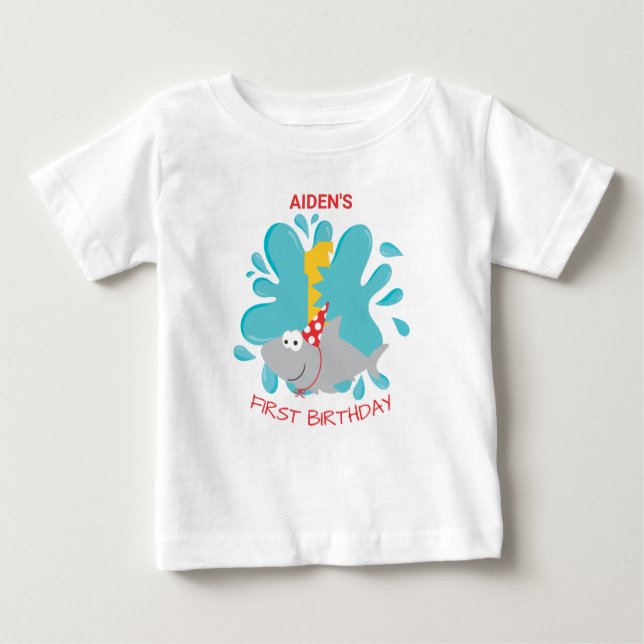 Haibeil zum ersten Geburtstag Baby T-shirt (Vorderseite)