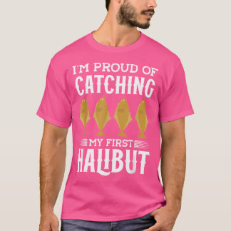 Haibut Fischen Netto Fischfang Fischfang Fischfang T-Shirt