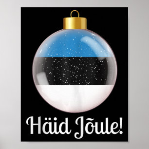 Haid Joule Merry Christmas Estonian Häid Jõule Poster