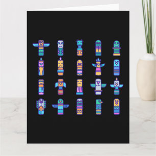 Haida Animals Indianerstolz Karte