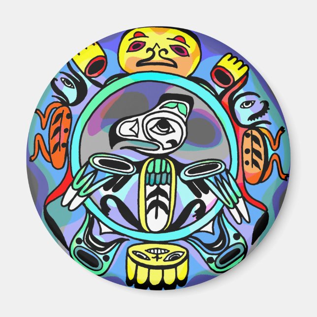 Haida Art Magnet (Vorne)