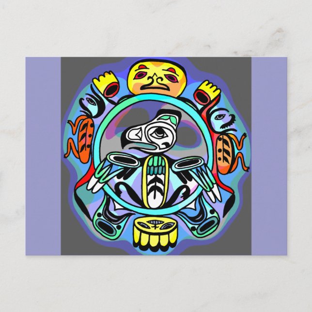 Haida Art Postkarte (Vorderseite)