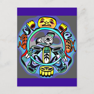 Haida Art Postkarte
