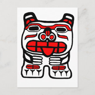 Haida Bear Postkarte