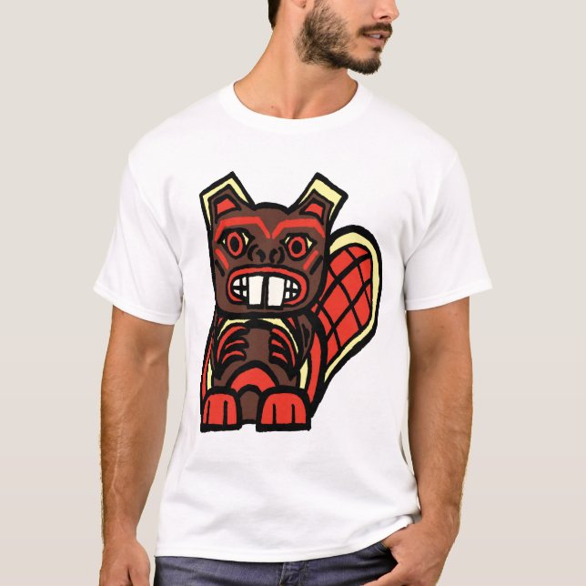 HAIDA-BIBER T-Shirt (Vorderseite)