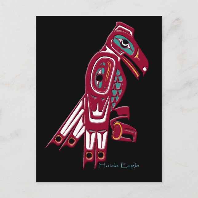 HAIDA EAGLE POSTCARD COLLECTION POSTKARTE (Vorderseite)