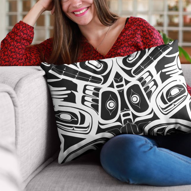 Haida Eagle Thunderbird Nordwestkolumbien Dekokissen (Von Creator hochgeladen)