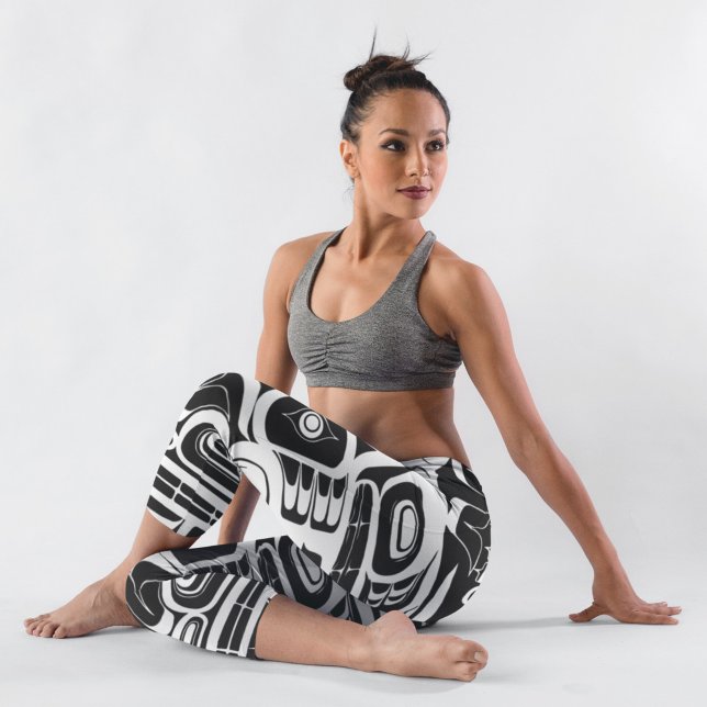 Haida Eagle Thunderbird Nordwestkolumbien Leggings (Von Creator hochgeladen)