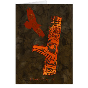 Haida Eagle & Totem Pole Art-Series
