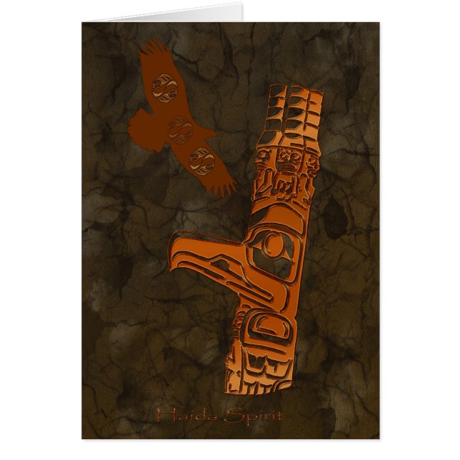 Haida Eagle & Totem Pole Art-Series (Vorne)