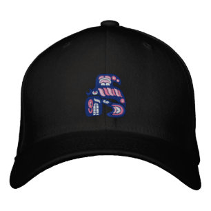 Haida Killer Wal Bestickte Baseballkappe