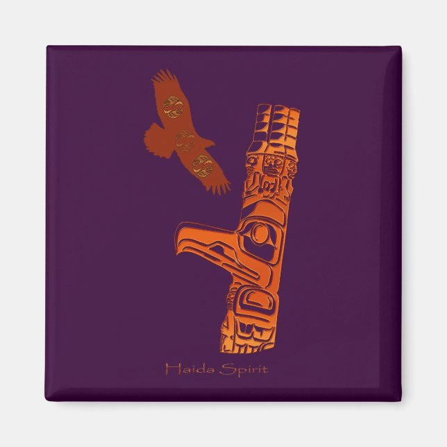 Haida Native American Art Magnet (Vorne)