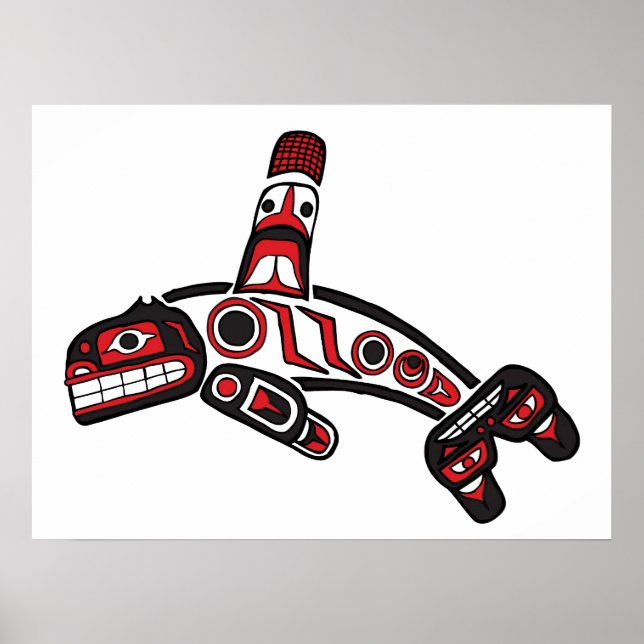 Haida Orca Poster (Vorne)