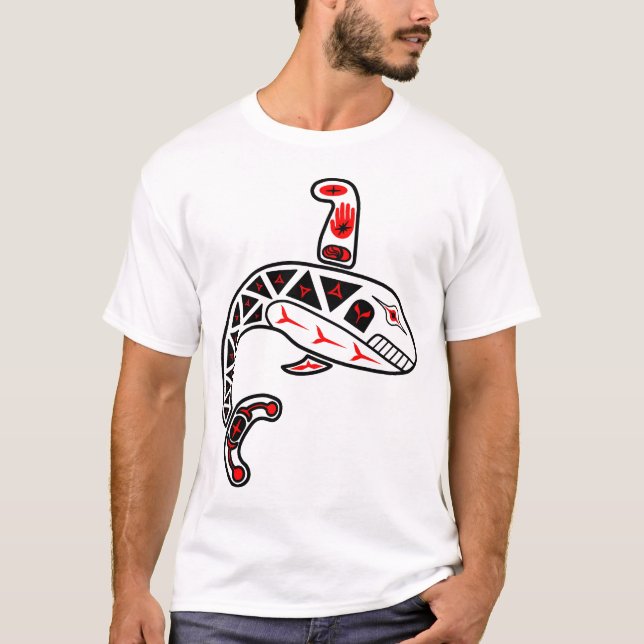 Haida-Schwertwal T-Shirt (Vorderseite)