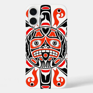 Haida sun Tlingit Stamm Kulturerbe iPhone 16 Plus Hülle