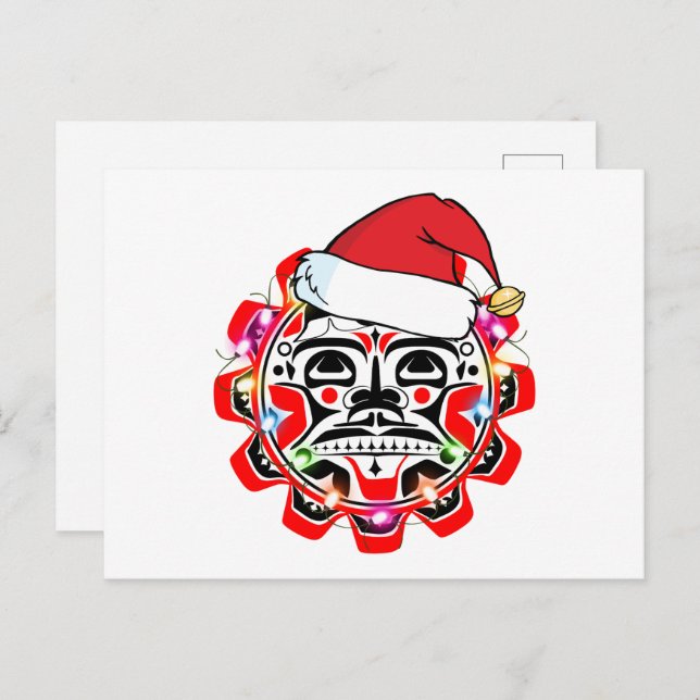 Haida Symbols Haida Kanadischer Ureinwohner Postkarte (Vorne/Hinten)