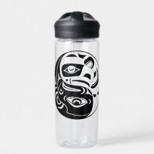 Haida Thunderbird Black and White Eagle Circle