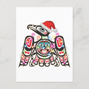 Haida Thunderbird Symbolismus Ornament Ziel Christ Postkarte
