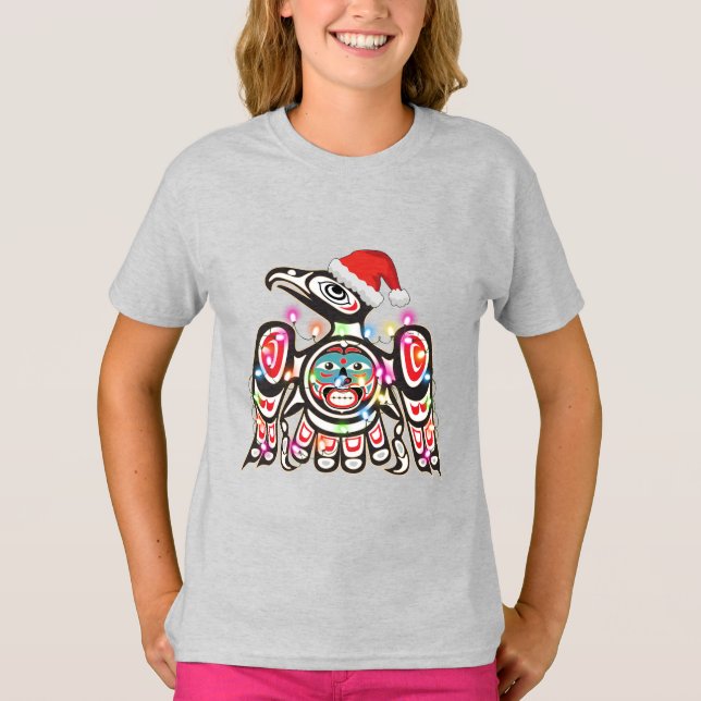 Haida Thunderbird Symbolismus Ornament Ziel Christ T-Shirt (Vorderseite)