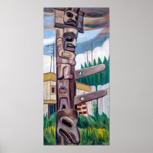 Haida Totem   Emily Carr   Poster