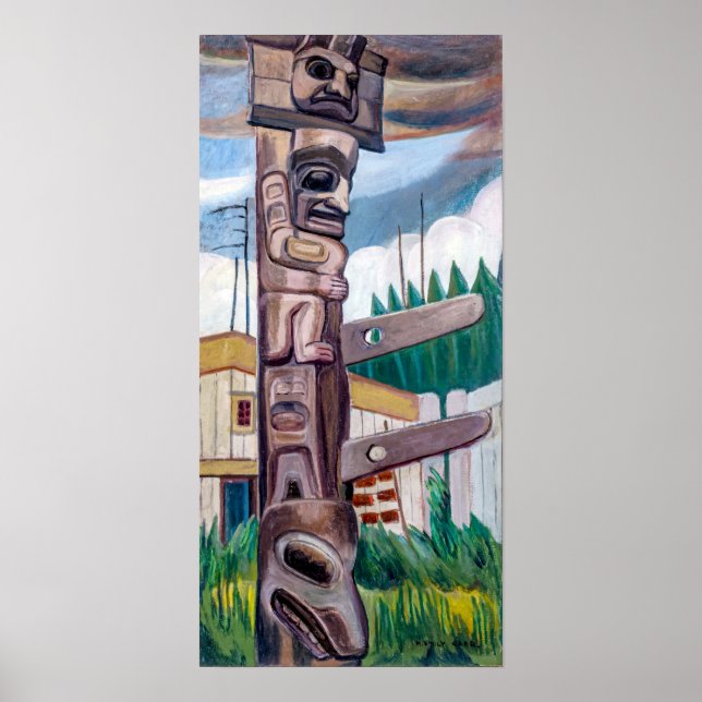 Haida Totem | Emily Carr | Poster (Vorne)