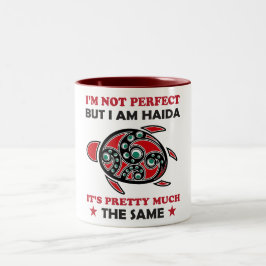 Haida Turtle Haida Erster Nationalstolz Zweifarbige Tasse