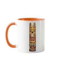 Haida Visionquest J #222 - Tribal Totem Kaffee Tas