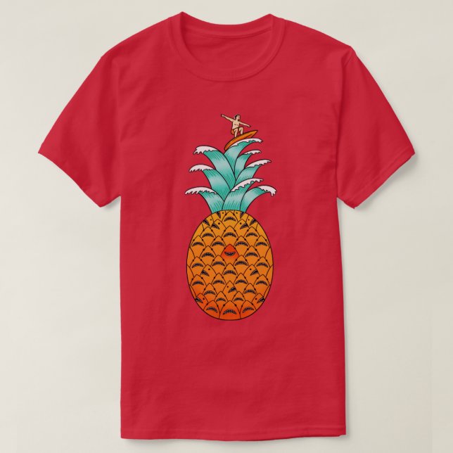 Haie Ananas T-Shirt (Design vorne)