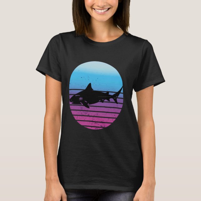Haie der Silhouette A T-Shirt (Vorderseite)