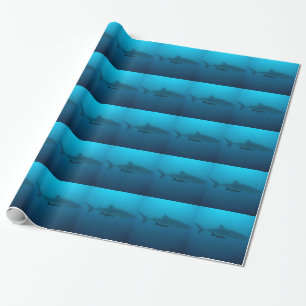 Haie Fische Meer Wasser Tropical Beach Peace Liebe Geschenkpapier