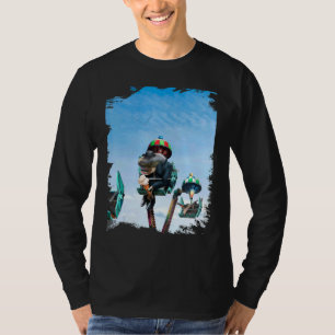 Haie Gangster Boss Ferris Wheel Eiscreme T-Shirt