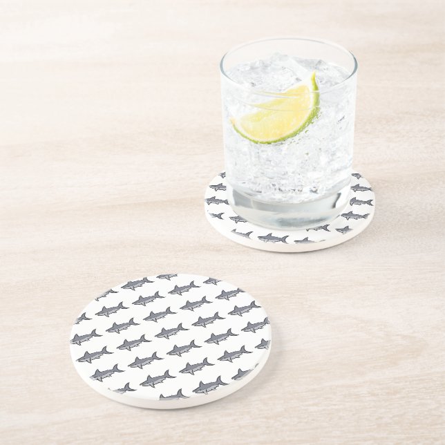Haie Getränkeuntersetzer (Seite)