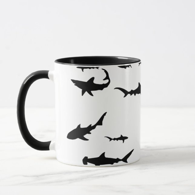 Haie Hammerhead und andere Tasse (Links)
