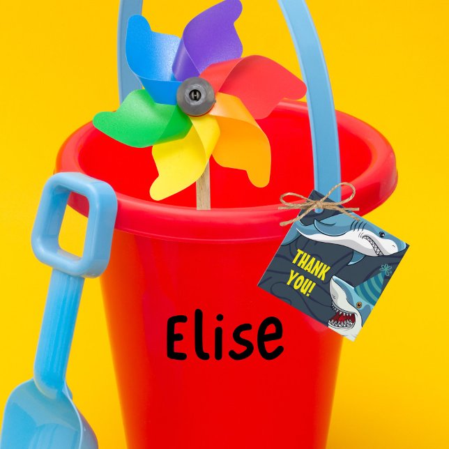 Haie im verschleierten Kind zum Geburtstag Geschenkanhänger (Von Creator hochgeladen)