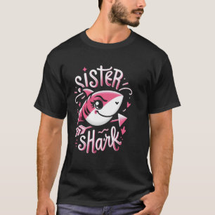 Haie-Schwester Lustiger Hai Passende Familie für F T-Shirt