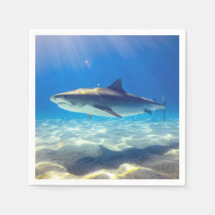 Haie Schwimmen Blauer Ozean Wasser Serviette
