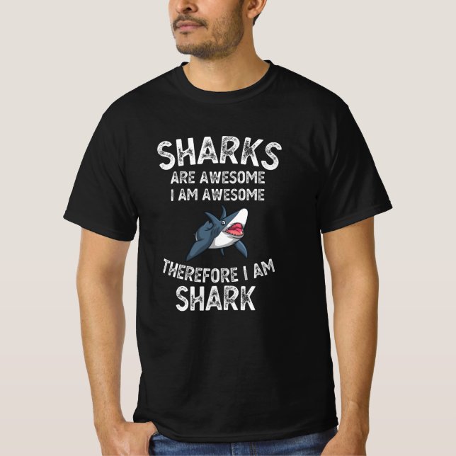 Haie sind Phantastische Funny Shark Lover Geschenk T-Shirt (Vorderseite)