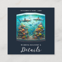 Haie und Fisch Aquatic Aquatic Aquarium Hochzeit