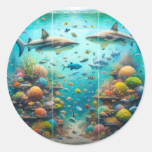 Haie und Fisch Aquatic Aquatic Aquarium Hochzeit